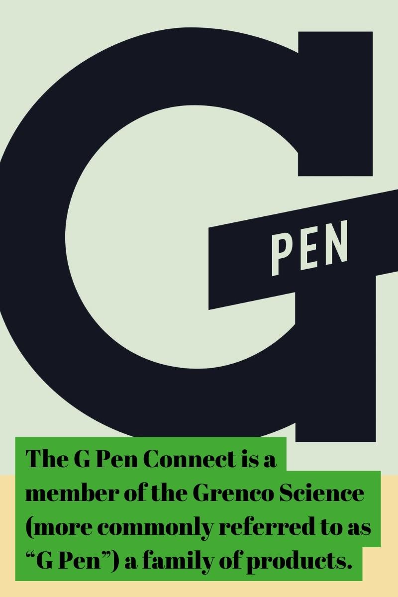 The G Pen Connect is a member of the Grenco Science (more commonly referred to as “G Pen”) a family of products.