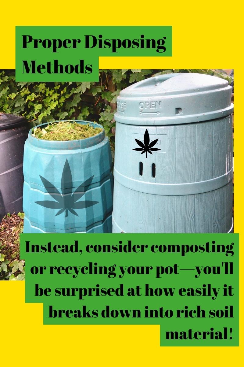 Instead, consider composting or recycling your pot—you'll be surprised at how easily it breaks down into rich soil material!